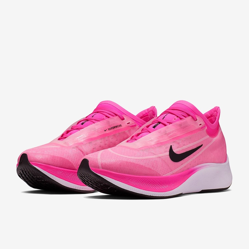 Nike Zoom Fly 3 Running Shoe In Pink